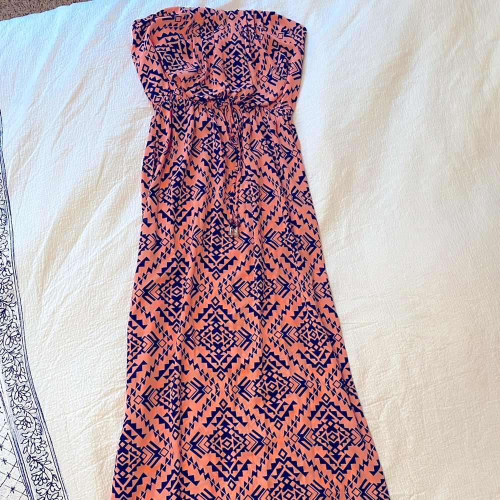 NEW City Studio Pink & Navy sun dress, size M